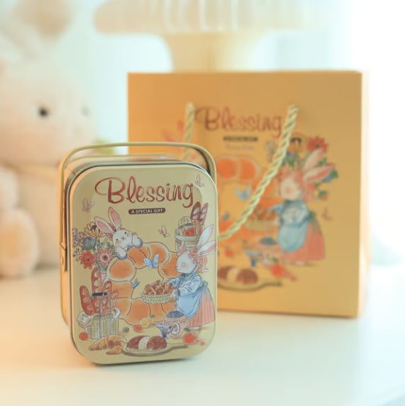 💥Handmade Soft Christmas Bunny Charms