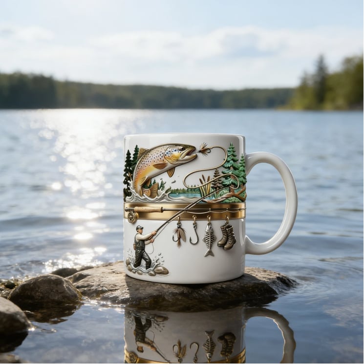 🎣Hooked on Fishing Coffee Mug
