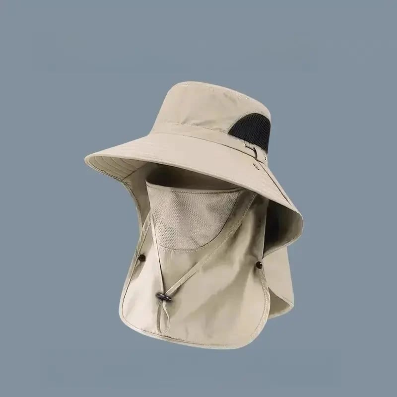 🌞Spring/Summer Fisherman's Hat Detachable Outdoor Sun-Protective Face Covering🏕️