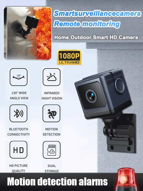 W03 Smart WiFi Security Camera – 1080P HD, Night Vision, Motion Detection, Low Power