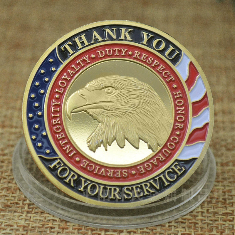 U.S. Military Challenge Coin - Thank You For Our Freedom Coin