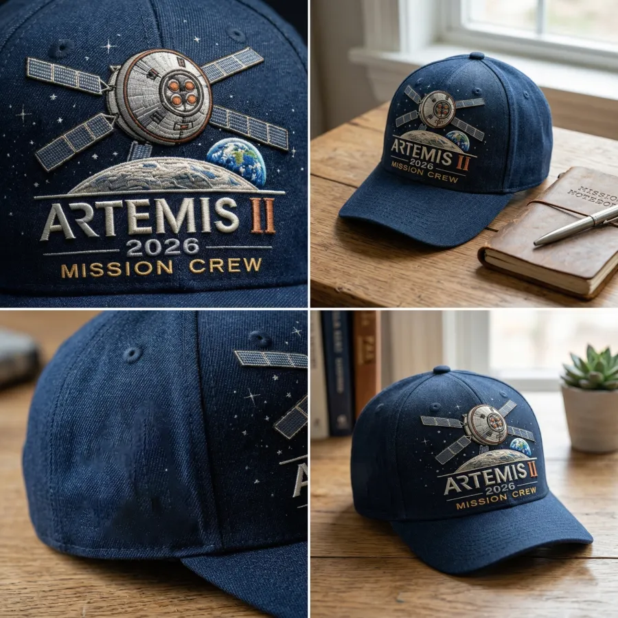 🚀Flash Sale 60% OFF 🌕 Artemis II Lunar Mission Commemorative Cap