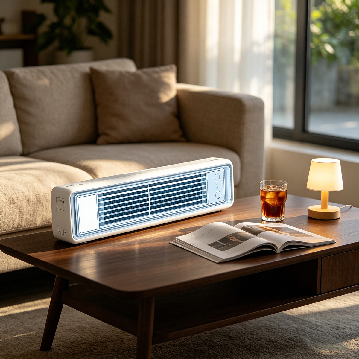 Portable Quiet Oscillating Tower Fan with Remote