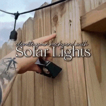 🎁 Hot Sale Promotion 49% OFF 🔥 Solar Fence Lights Outdoor