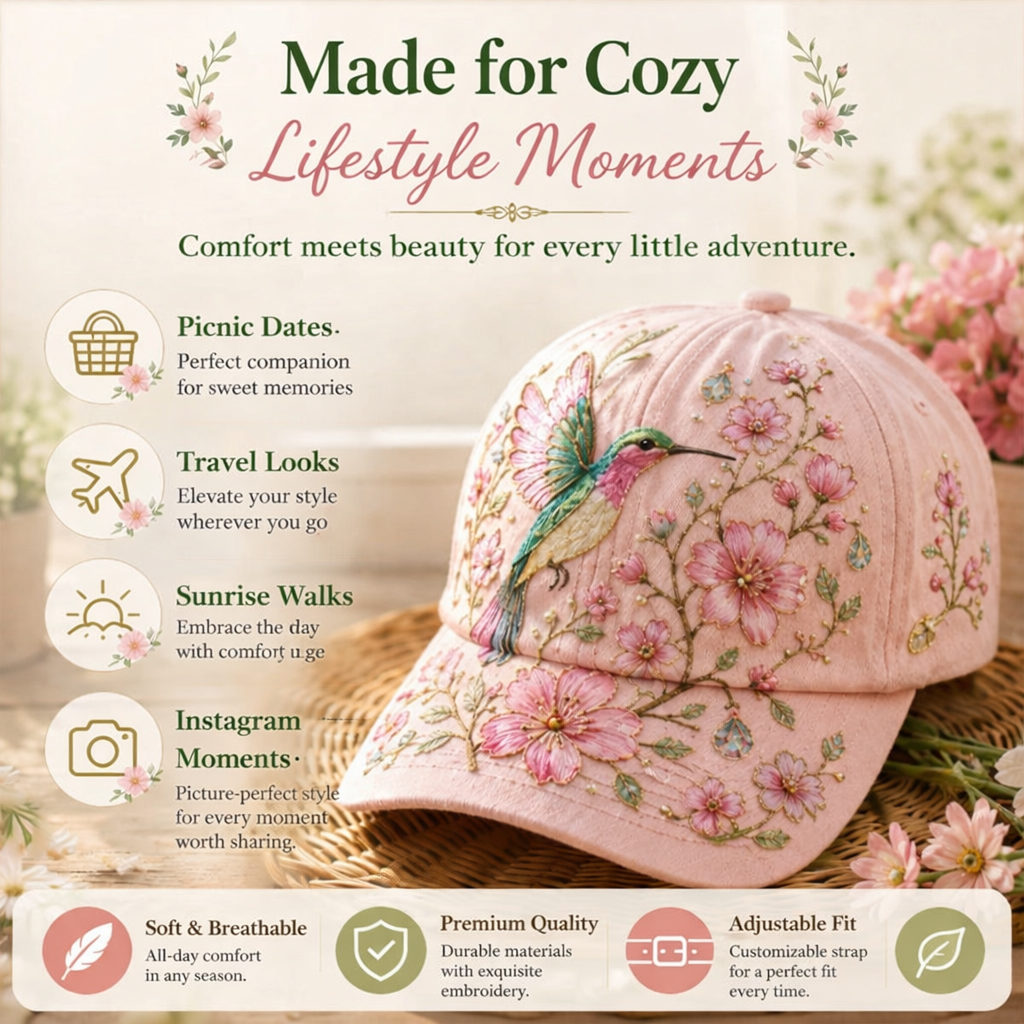 🔥Last Day 49% OFF 🌸🌿 Garden Morning Cap (✨2026 Limited Edition)