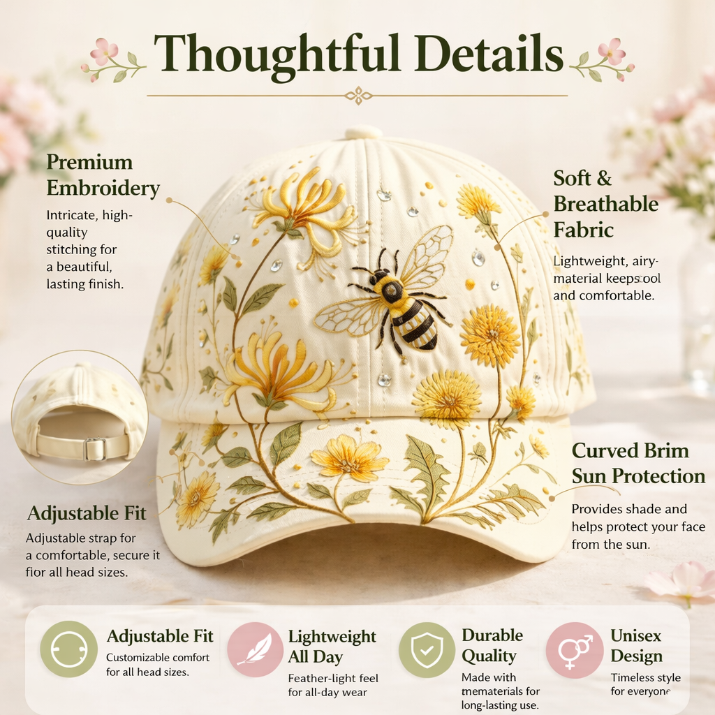 🔥Last Day 49% OFF 🌸🌿 Garden Morning Cap (✨2026 Limited Edition)