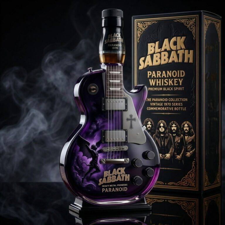 Rock & Spirit Heavy Metal Guitar Whiskey Decanter