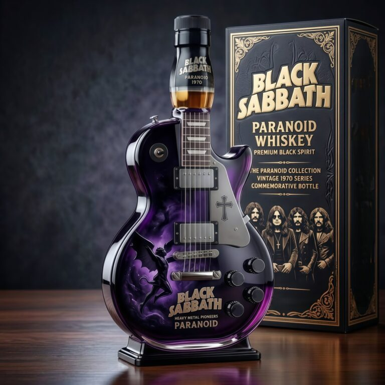 Rock & Spirit Heavy Metal Guitar Whiskey Decanter