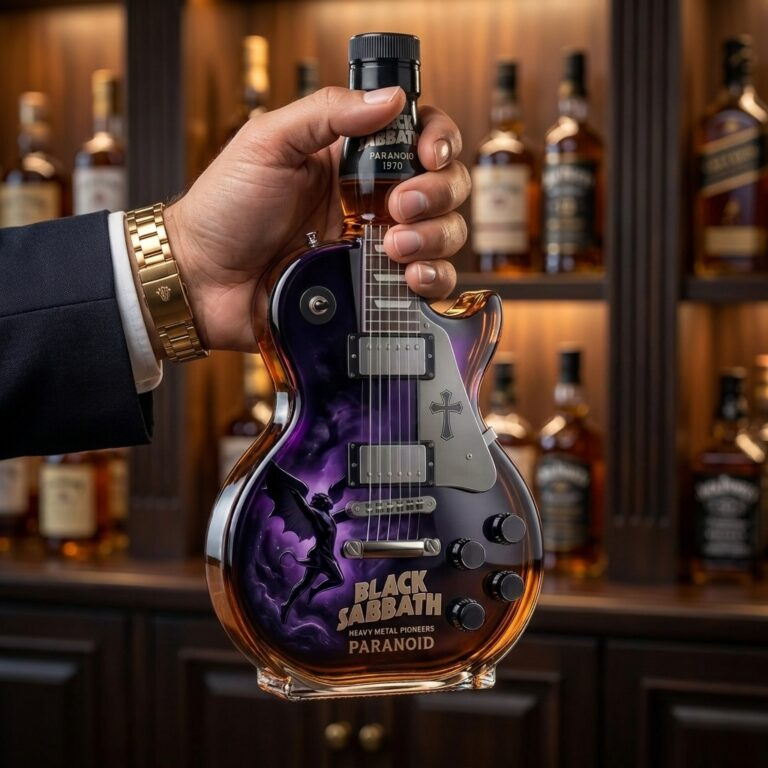 Rock & Spirit Heavy Metal Guitar Whiskey Decanter