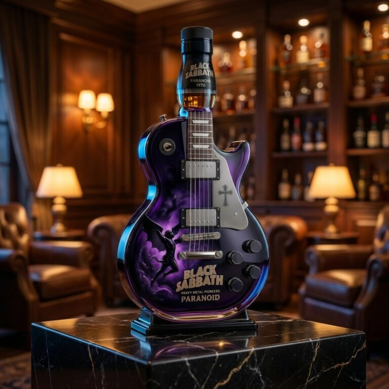 Rock & Spirit Heavy Metal Guitar Whiskey Decanter