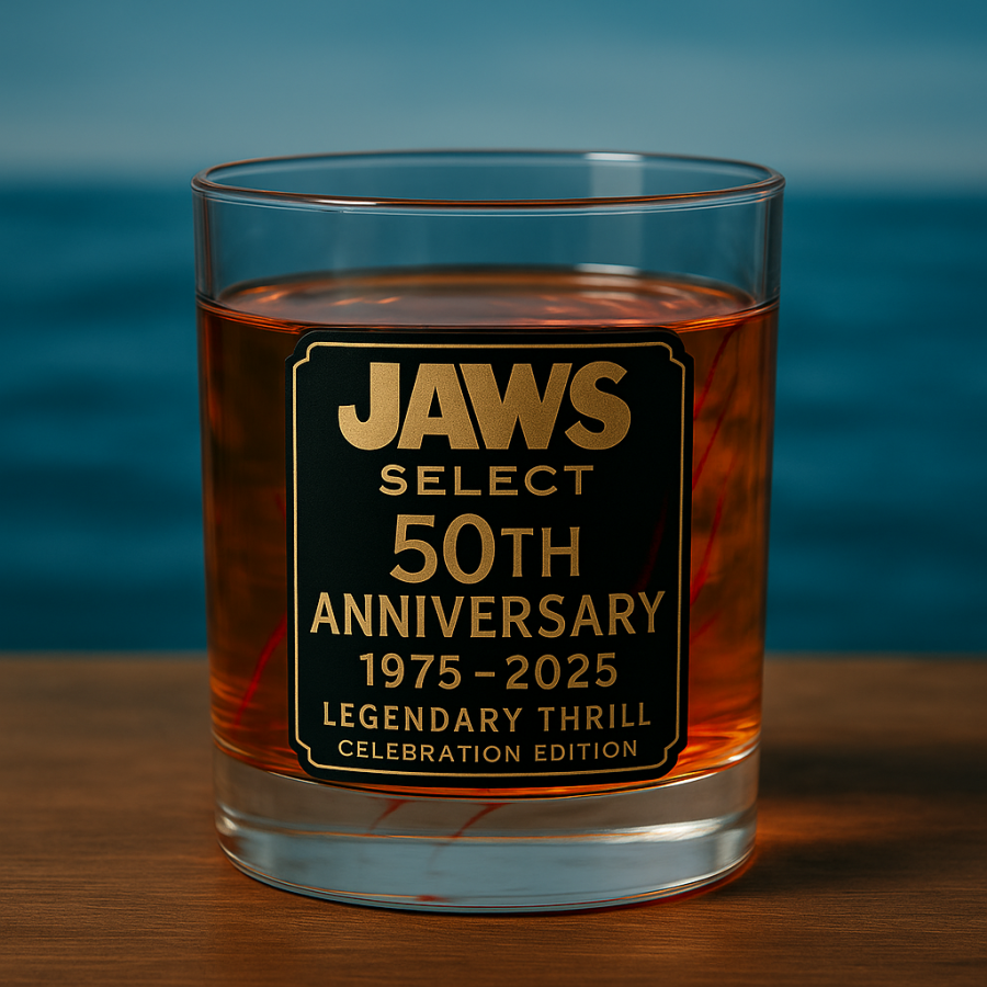 Jaws 50th Anniversary Limited Edition Whiskey Glass