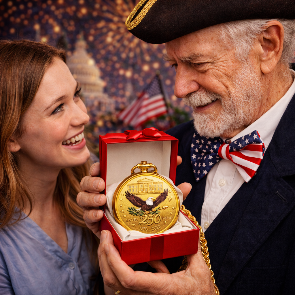 🇺🇸 250th Anniversary Commemorative Pocket Watch ⏱️