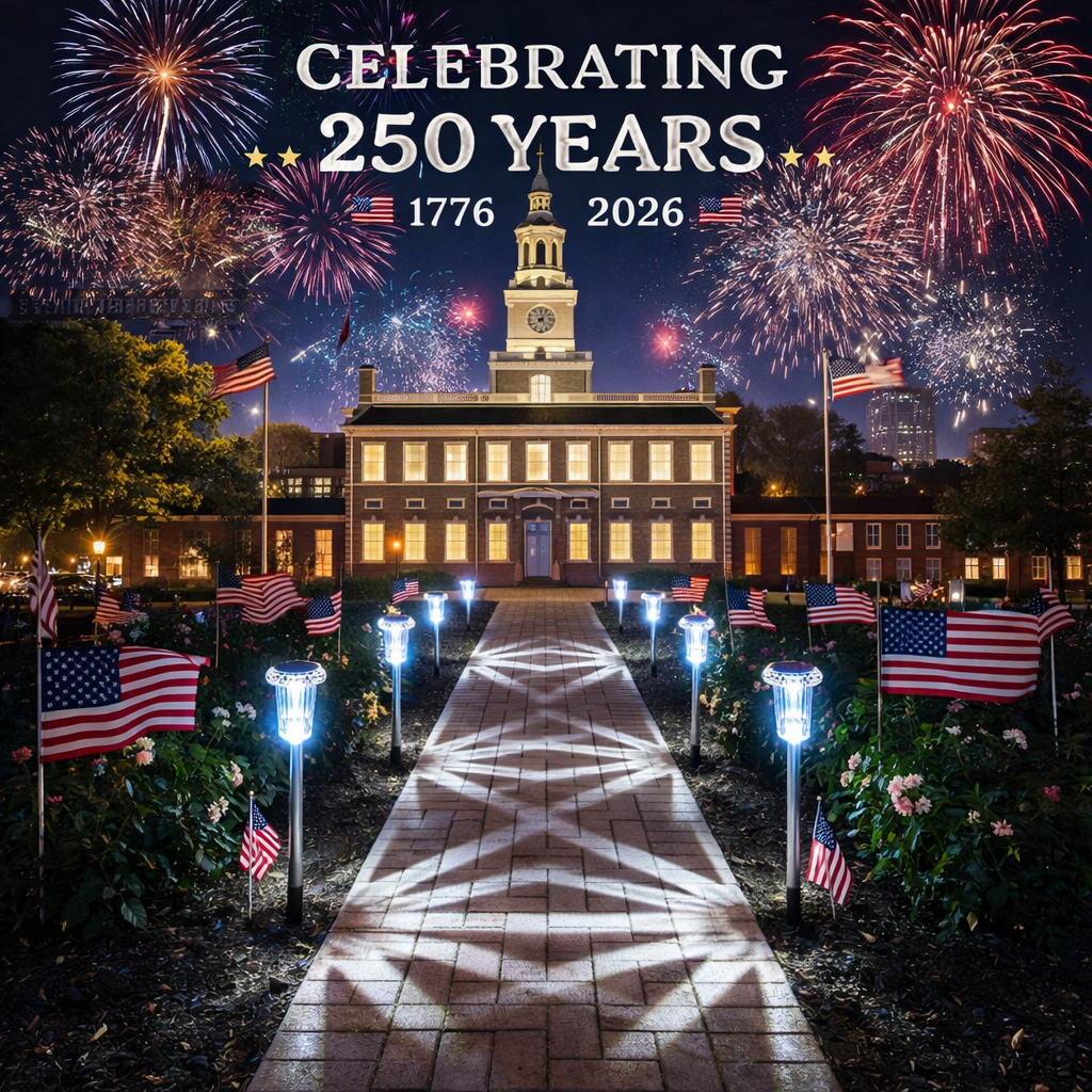 250th Anniversary Starlight Edition Solar Garden lights