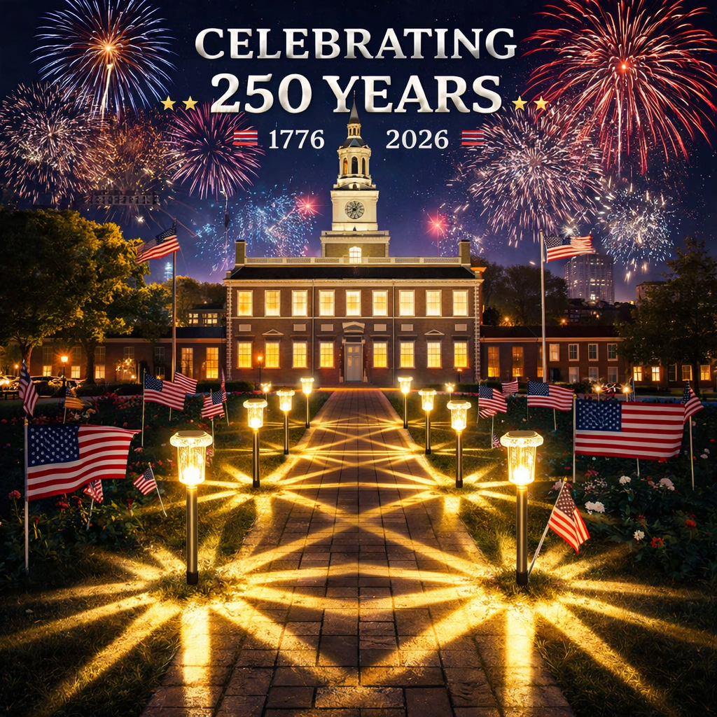 250th Anniversary Starlight Edition Solar Garden lights