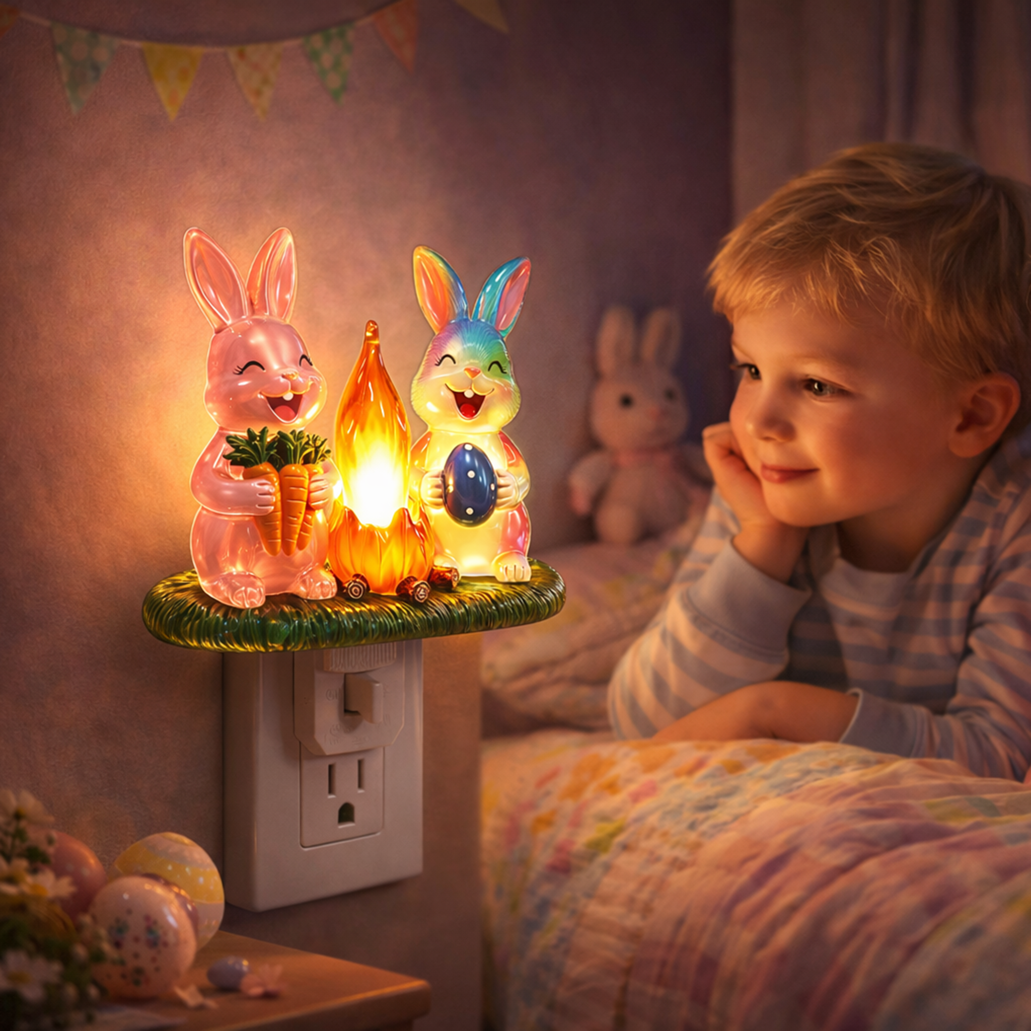 🌸 Spring Glow Easter Plug-In Nightlight