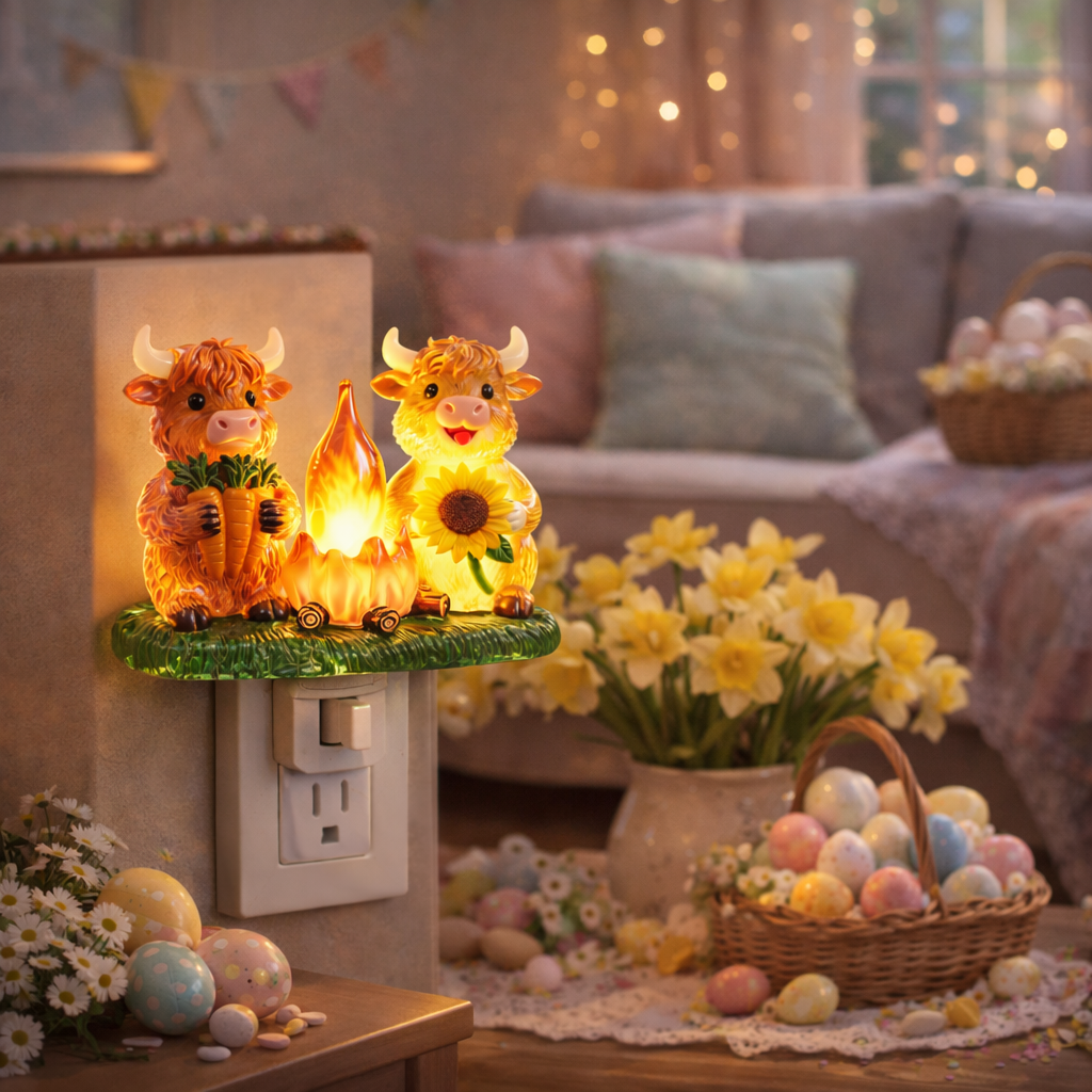 🌸 Spring Glow Easter Plug-In Nightlight