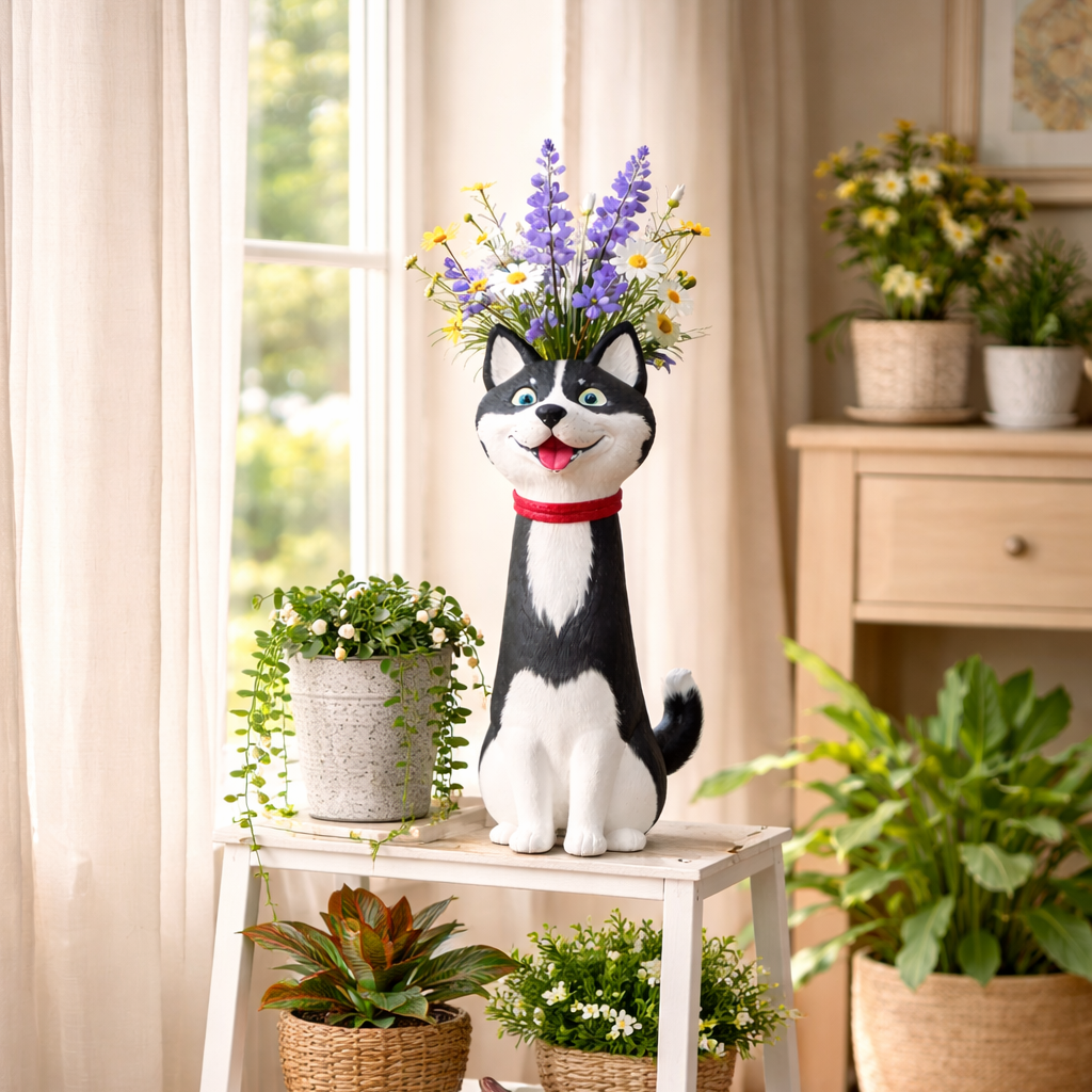 🐶 Mother’s Day Special – Dog Flower Vase