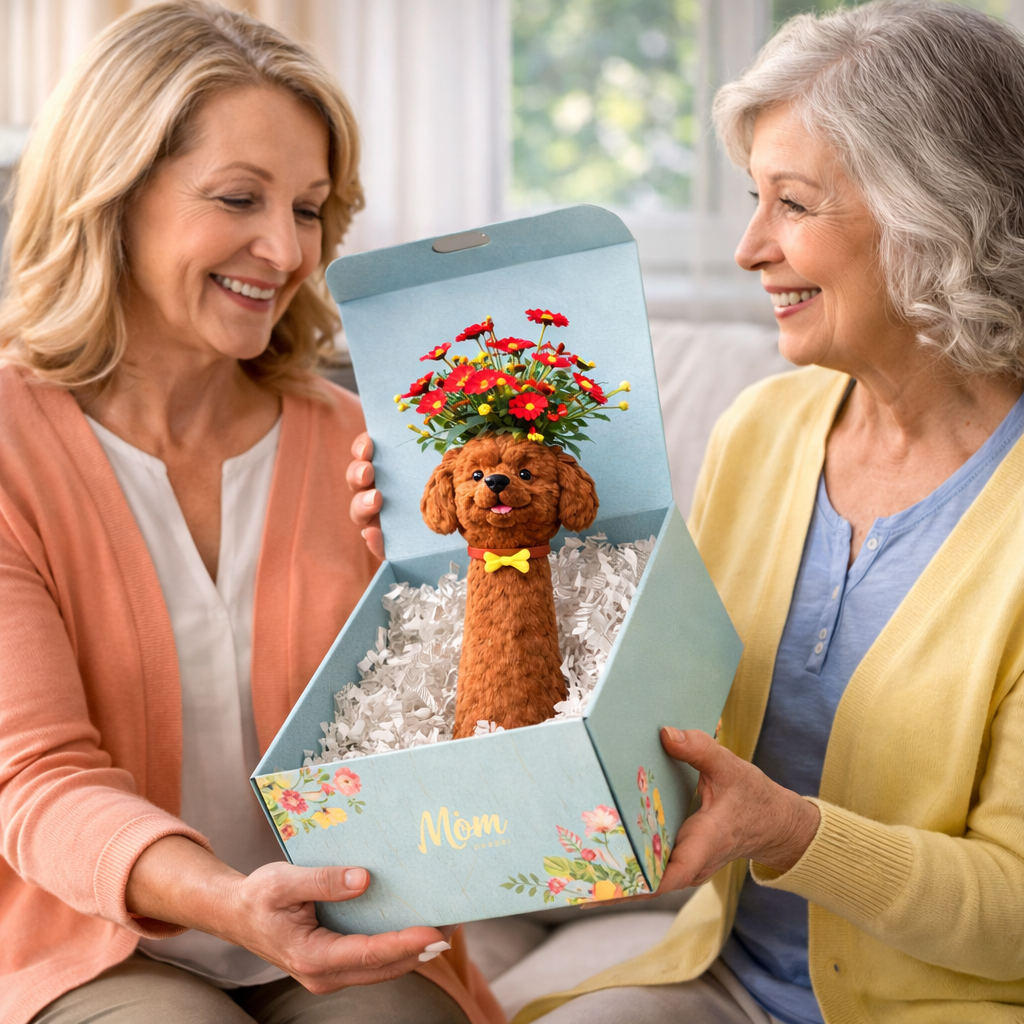 🐶 Mother’s Day Special – Dog Flower Vase