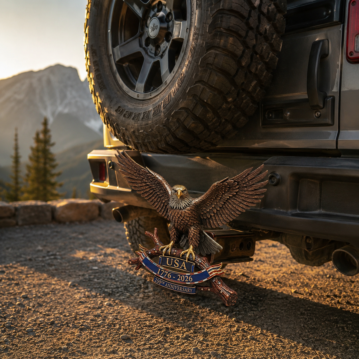 🦅 USA 250th Anniversary Eagle Trailer Hitch – A Legacy of Freedom on the Road