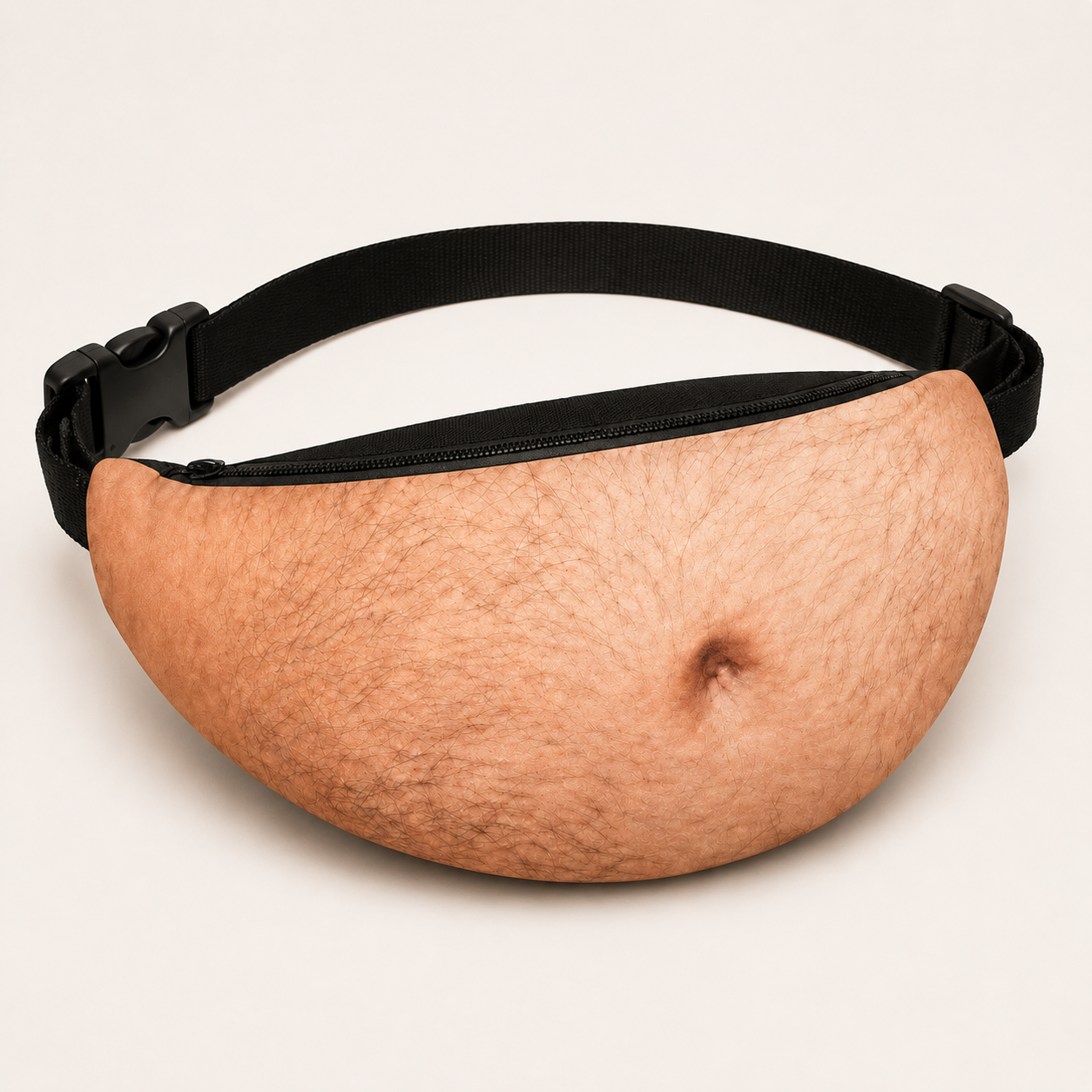 Funny Beer Belly Waist Bag – Realistic Dad Bod Fanny Pack