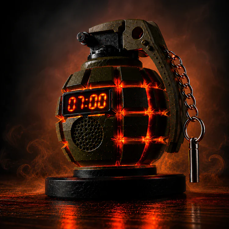 🔥Enjoy a 48% discount now!🔥Grenade Alarm Clock