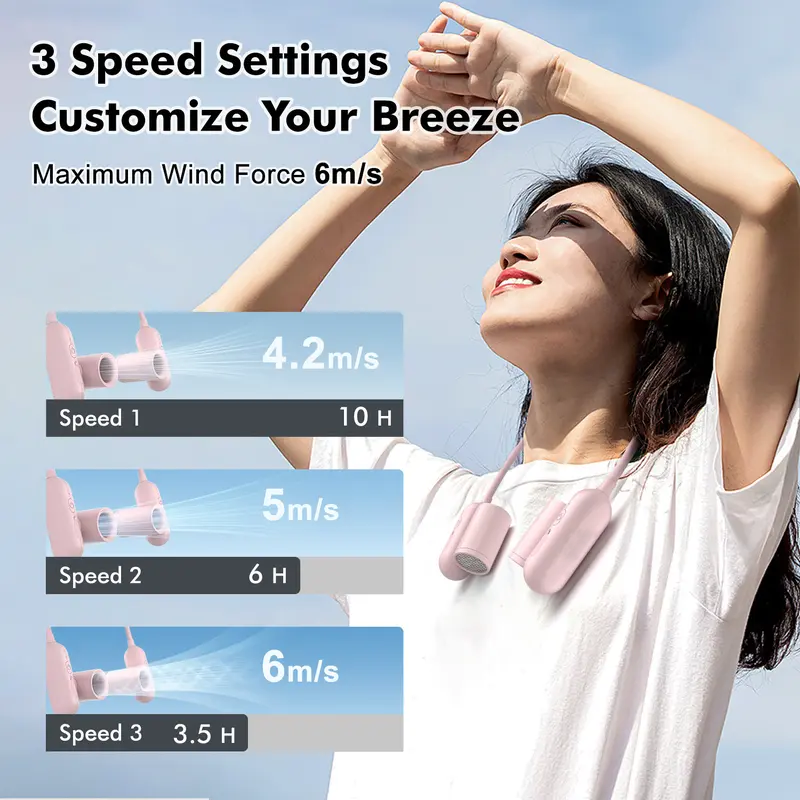 360° Freely Bendable Adjustment Dual Cooling Fan