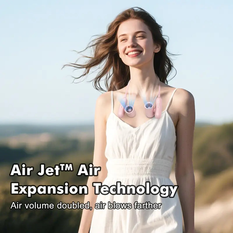360° Freely Bendable Adjustment Dual Cooling Fan