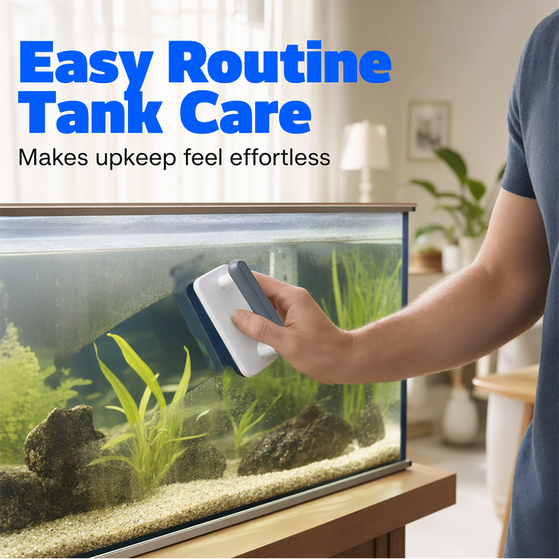 🎁2026 New Arrivals 49% OFF💥Magnetic Aquarium Glass Cleaner Tool