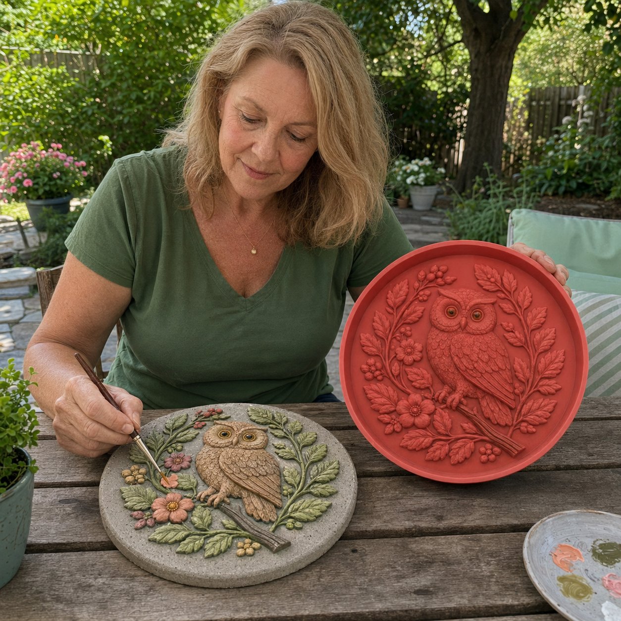 🌻Reusable Animal-Themed Garden Art Mold🎨