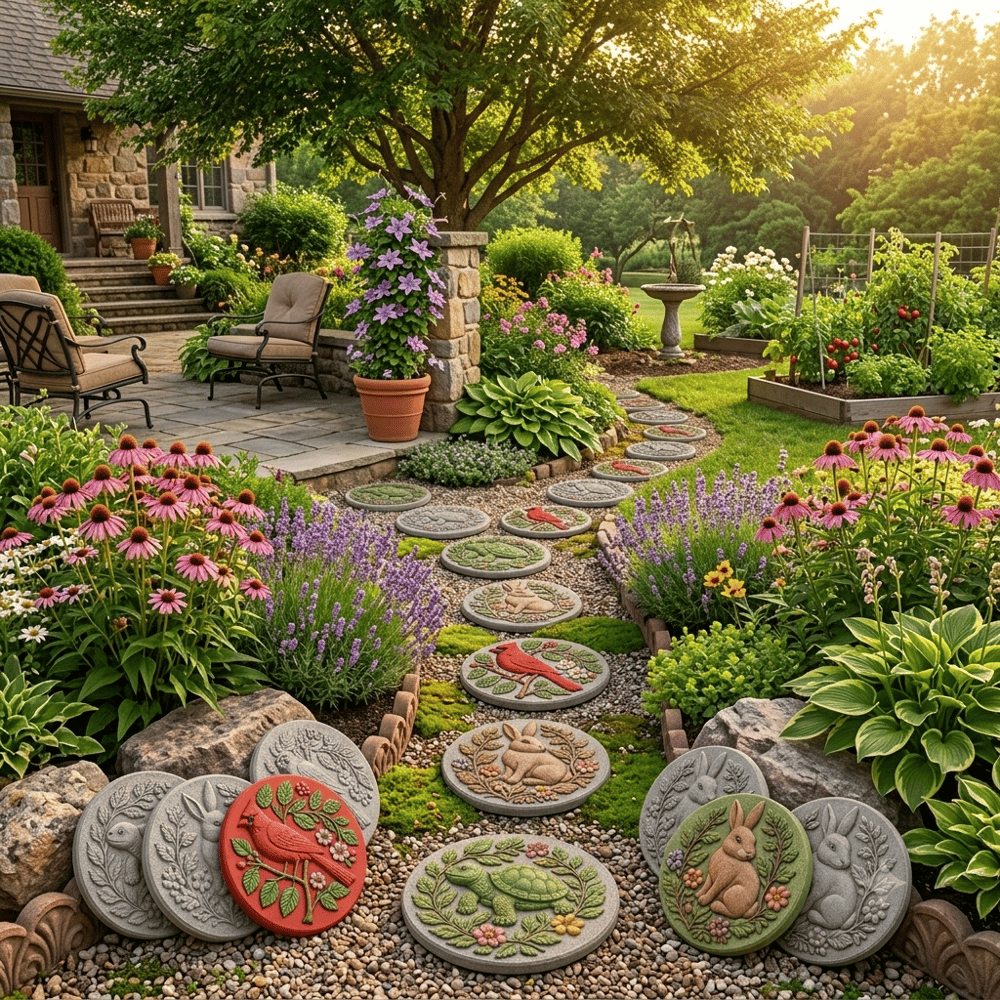 🌻Reusable Animal-Themed Garden Art Mold🎨