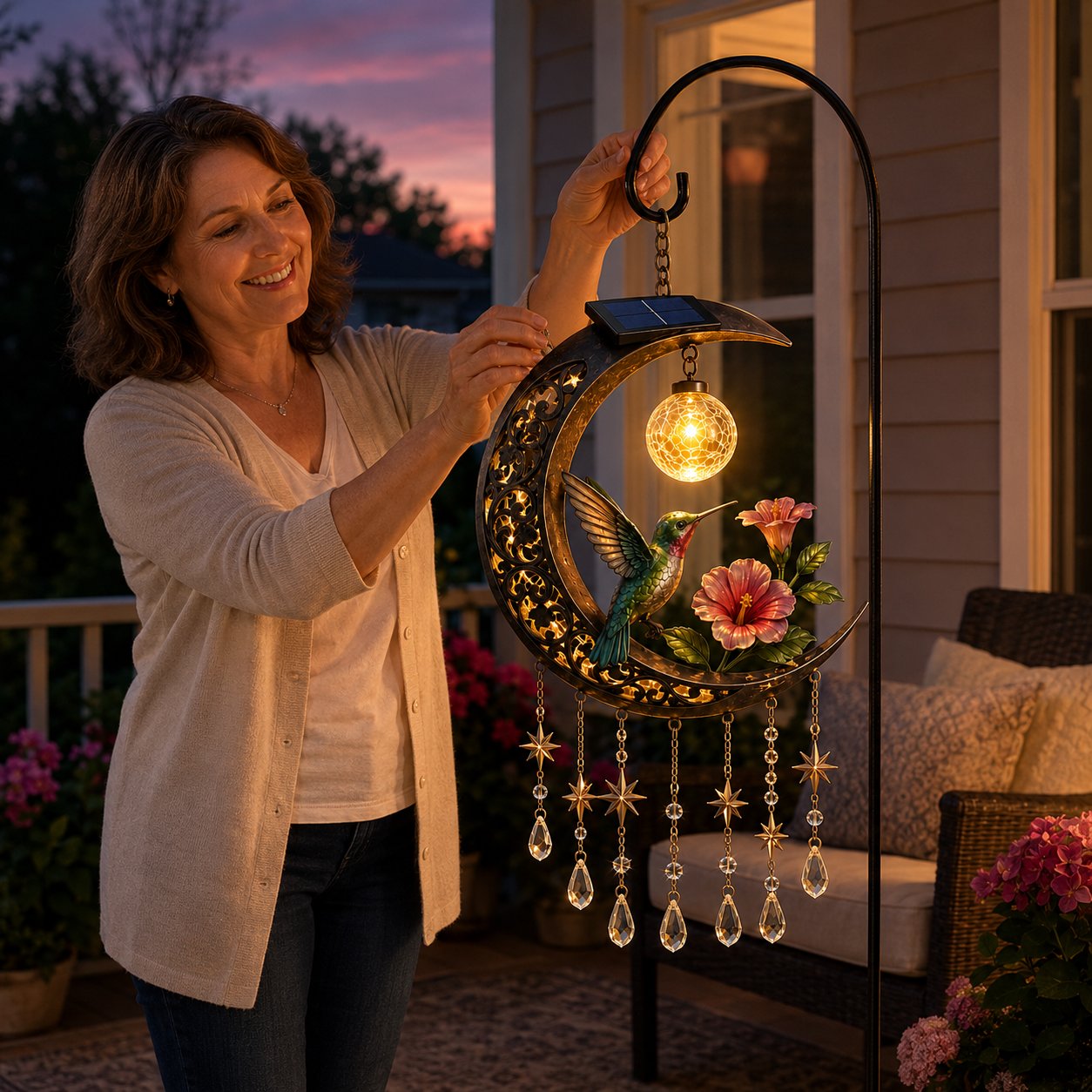 🌙✨ Limited Offer 49% OFF✨ Magic Moon Garden Wind Chime