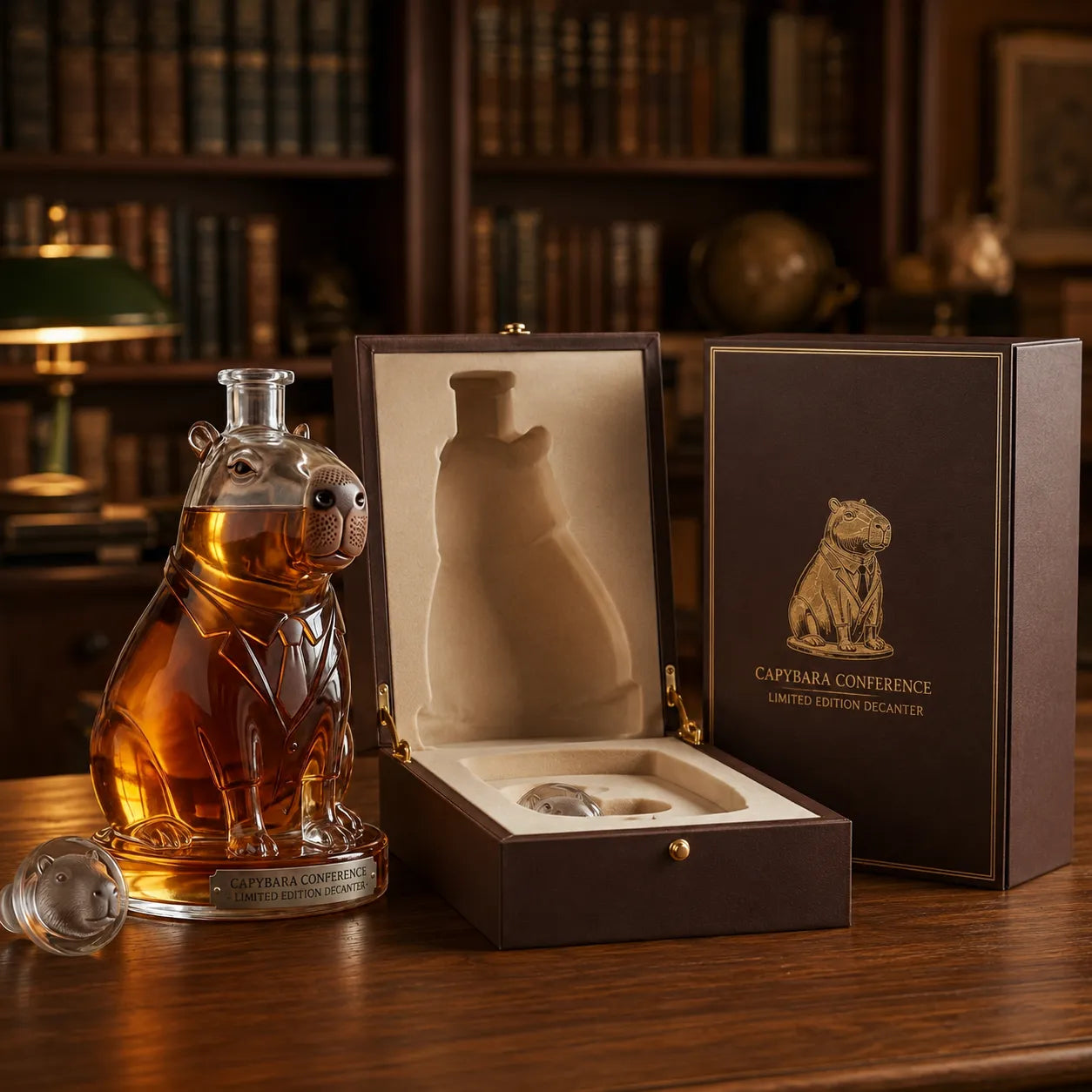 Capybara Conference Limited Edition Whiskey Decanter