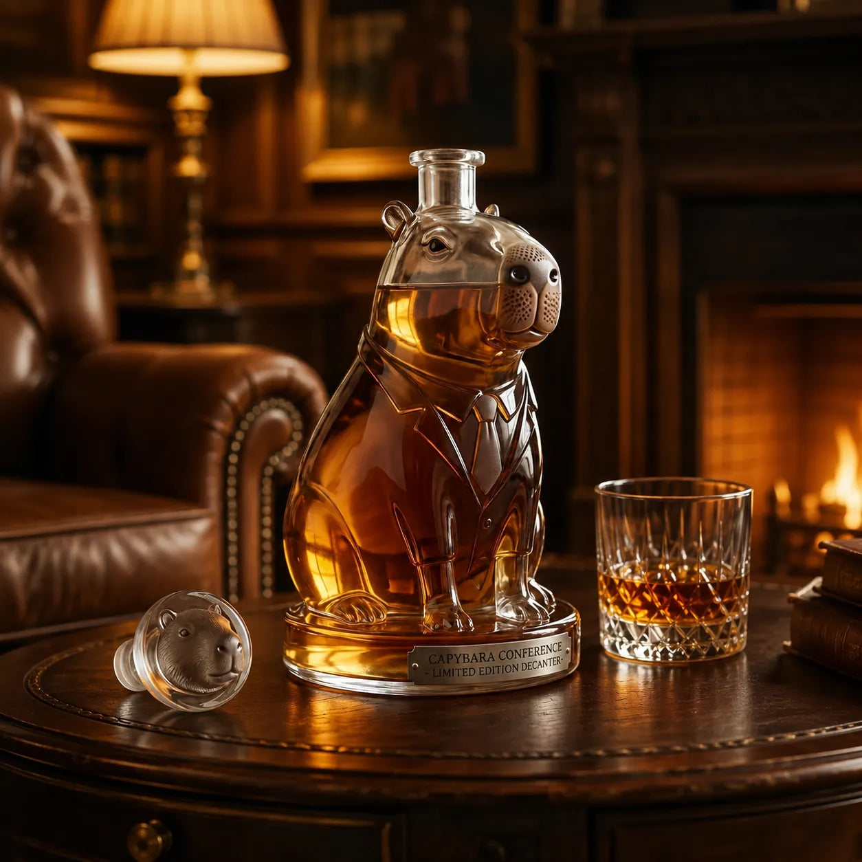 Capybara Conference Limited Edition Whiskey Decanter