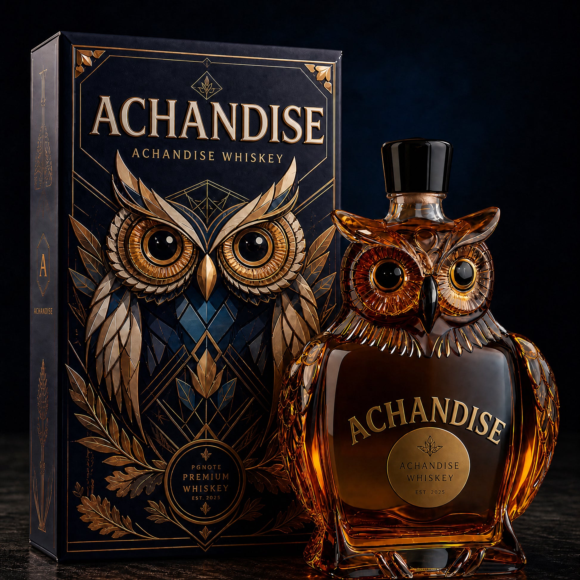 🦉 Owl Whiskey Decanter