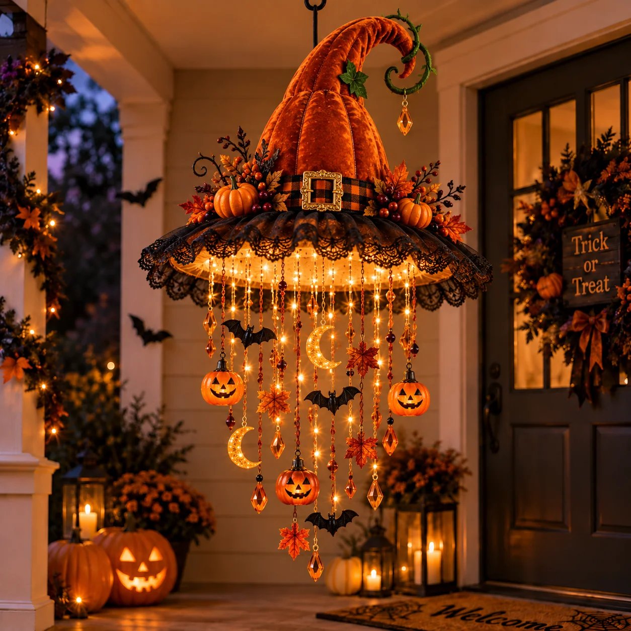 👻Halloween Magic Cascade Hanging Chandelier🧙