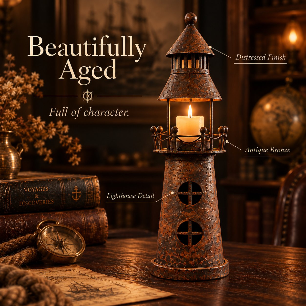Timeless Lighthouse Lantern Decor