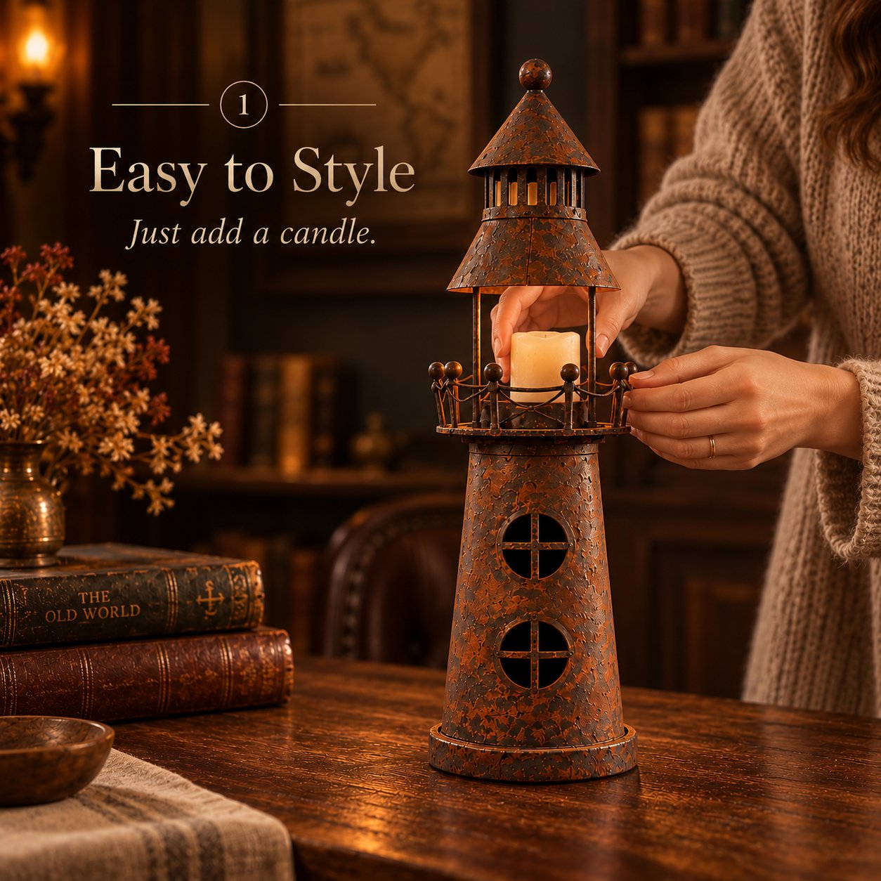 Timeless Lighthouse Lantern Decor