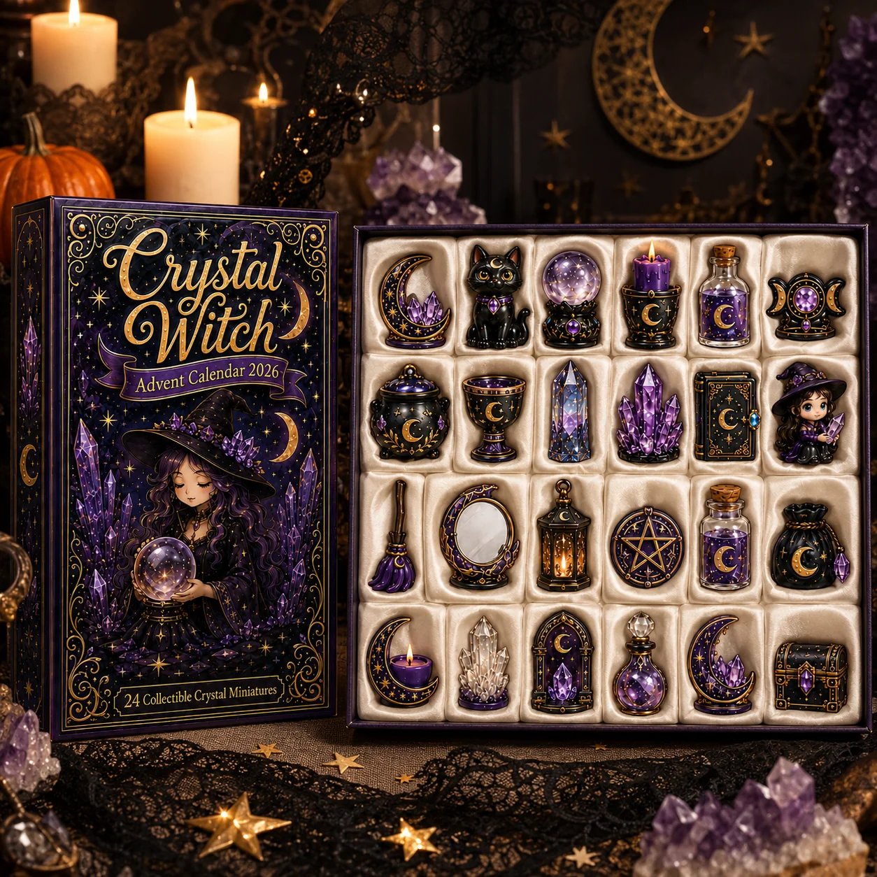 24-Day Witch Crystal Advent Calendar