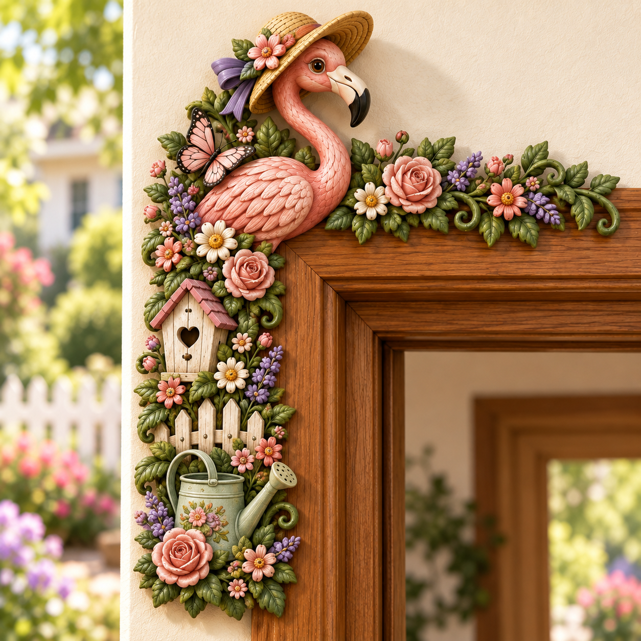 🏡 🌻 Garden Theme Door Frame Corner Decor