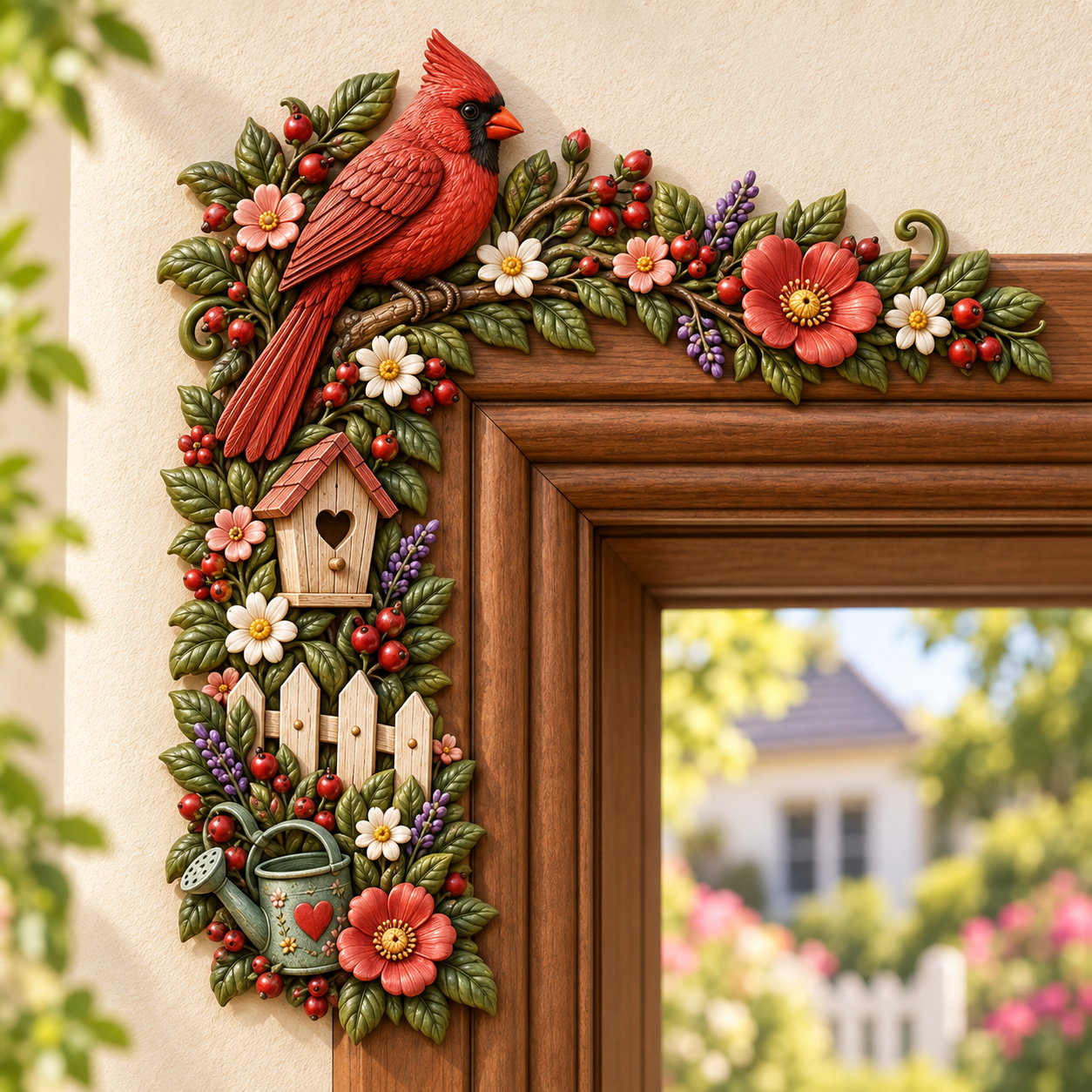 🏡 🌻 Garden Theme Door Frame Corner Decor