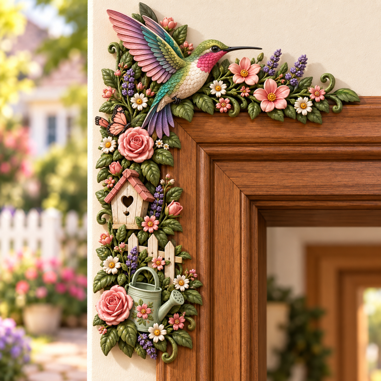 🏡 🌻 Garden Theme Door Frame Corner Decor
