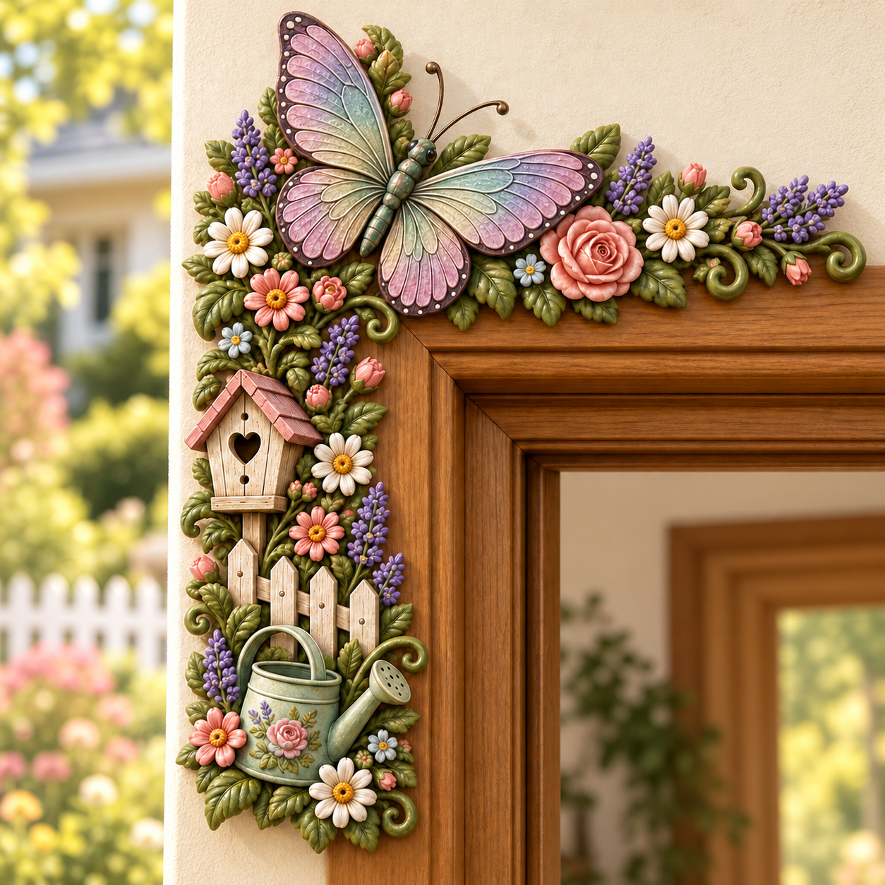 🏡 🌻 Garden Theme Door Frame Corner Decor