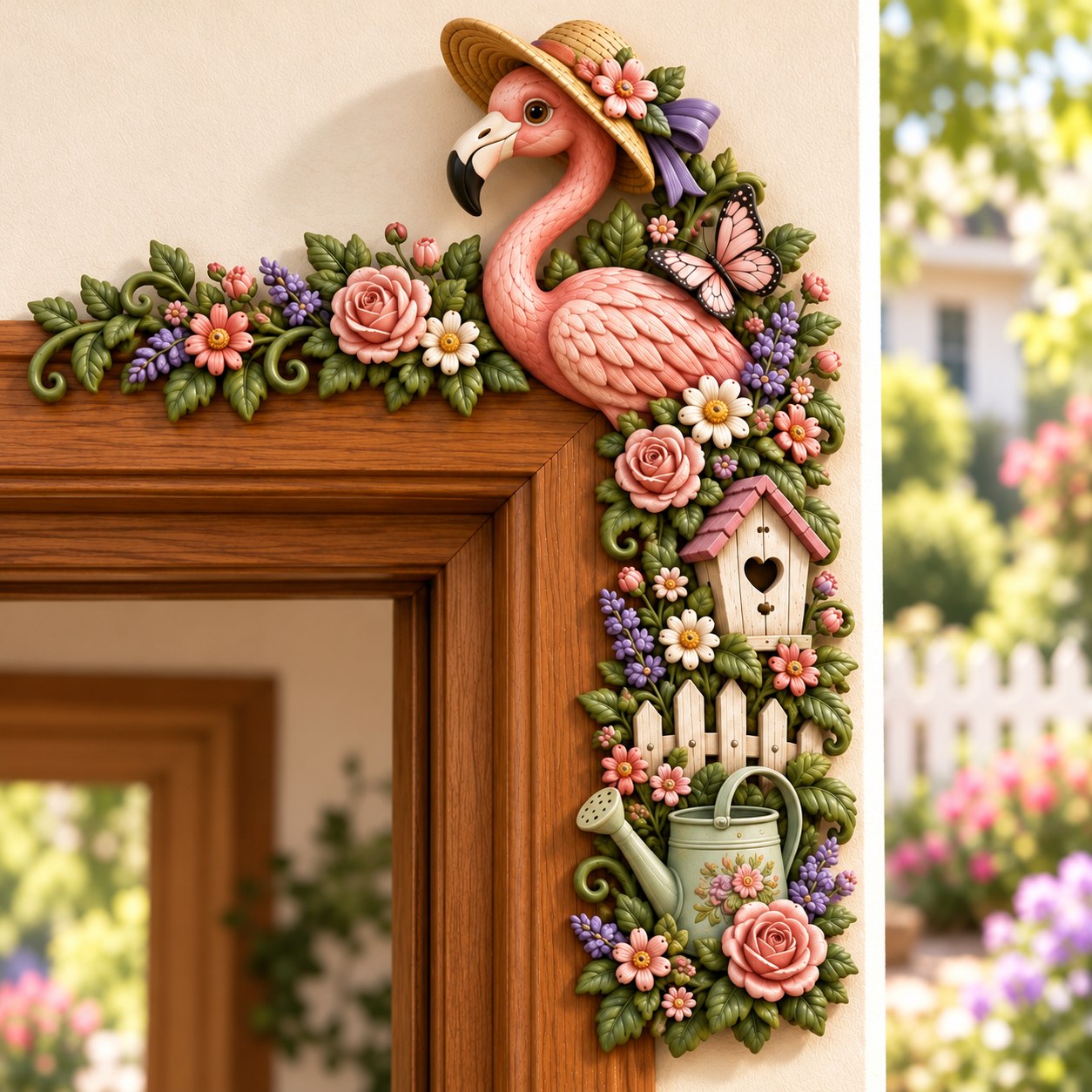 🏡 🌻 Garden Theme Door Frame Corner Decor