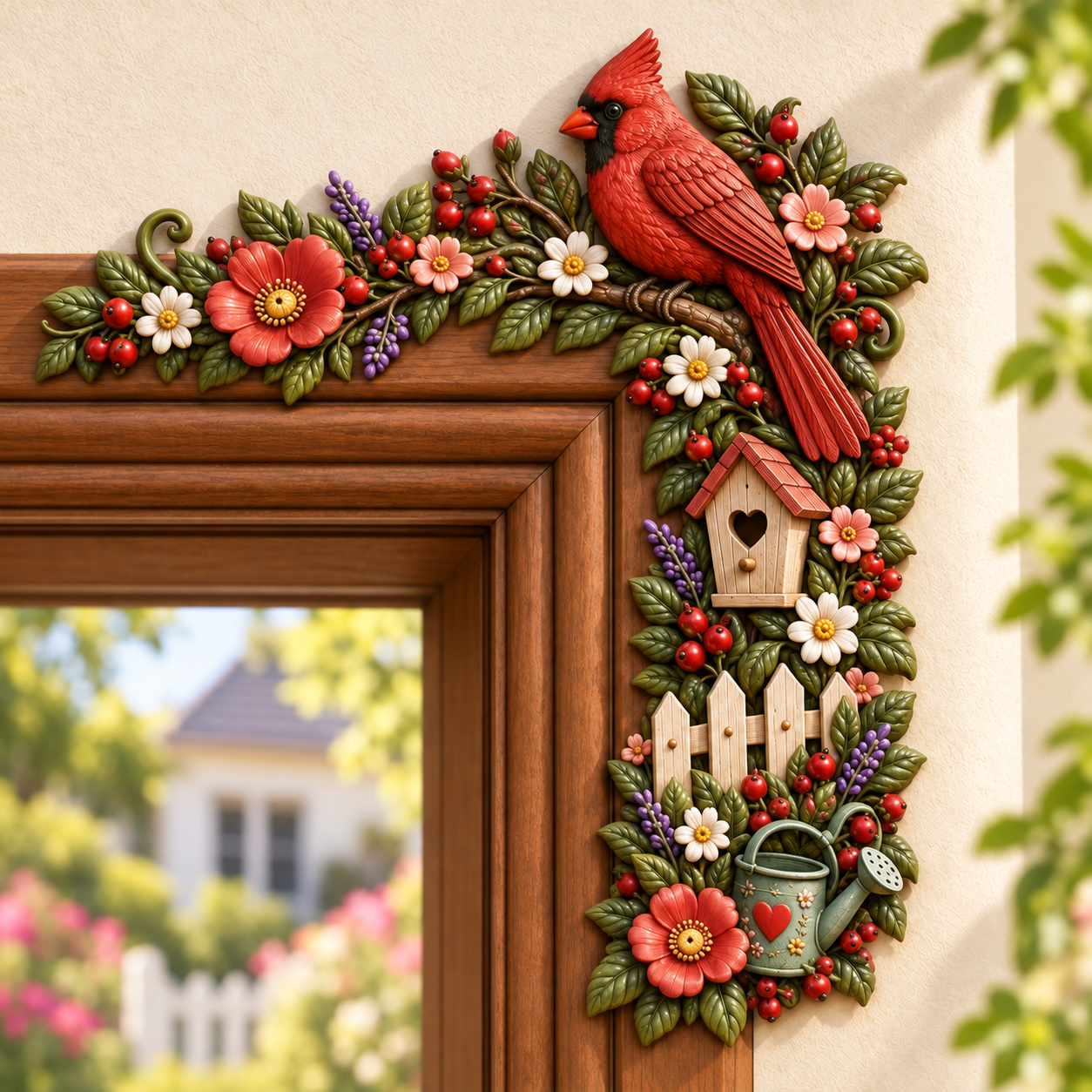 🏡 🌻 Garden Theme Door Frame Corner Decor