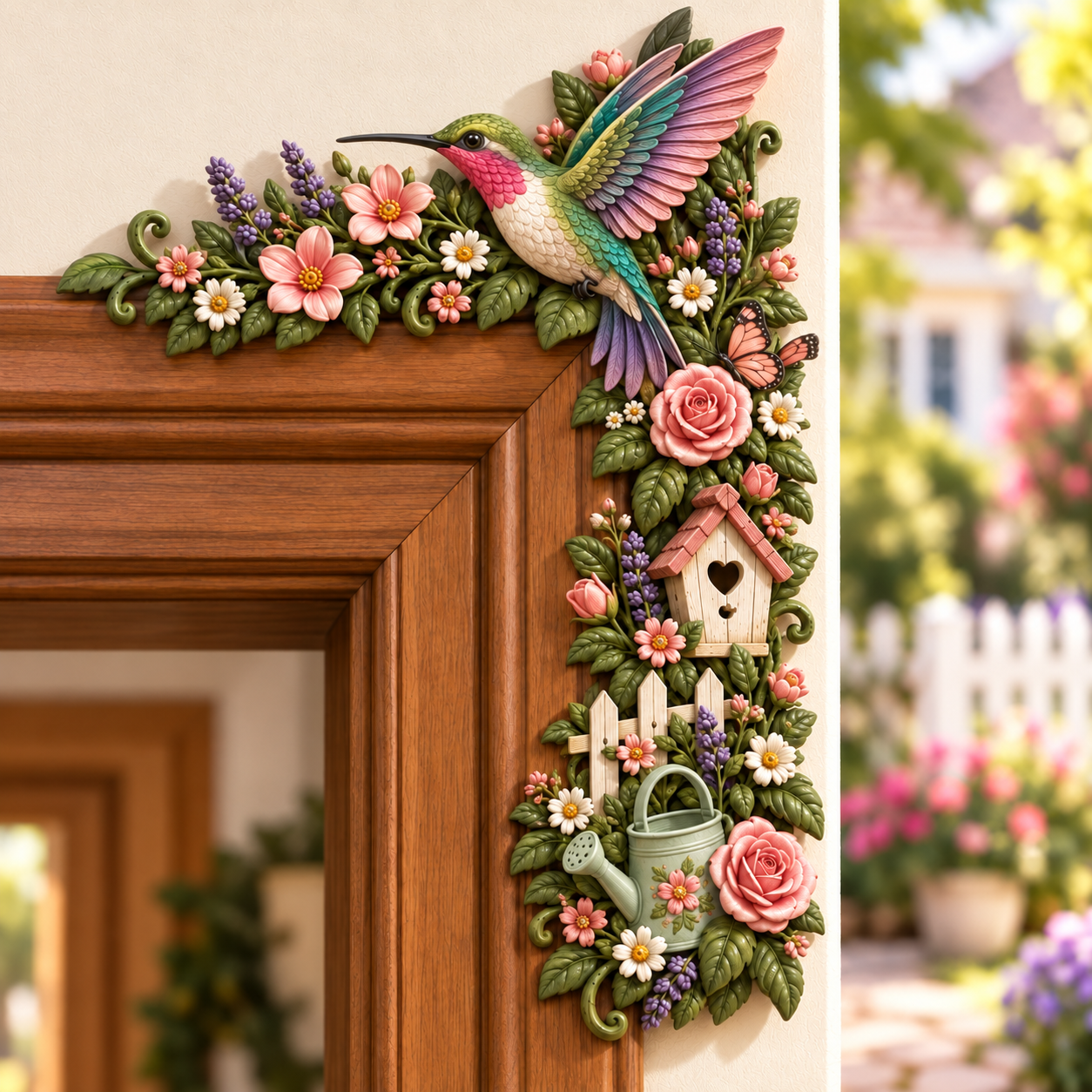 🏡 🌻 Garden Theme Door Frame Corner Decor
