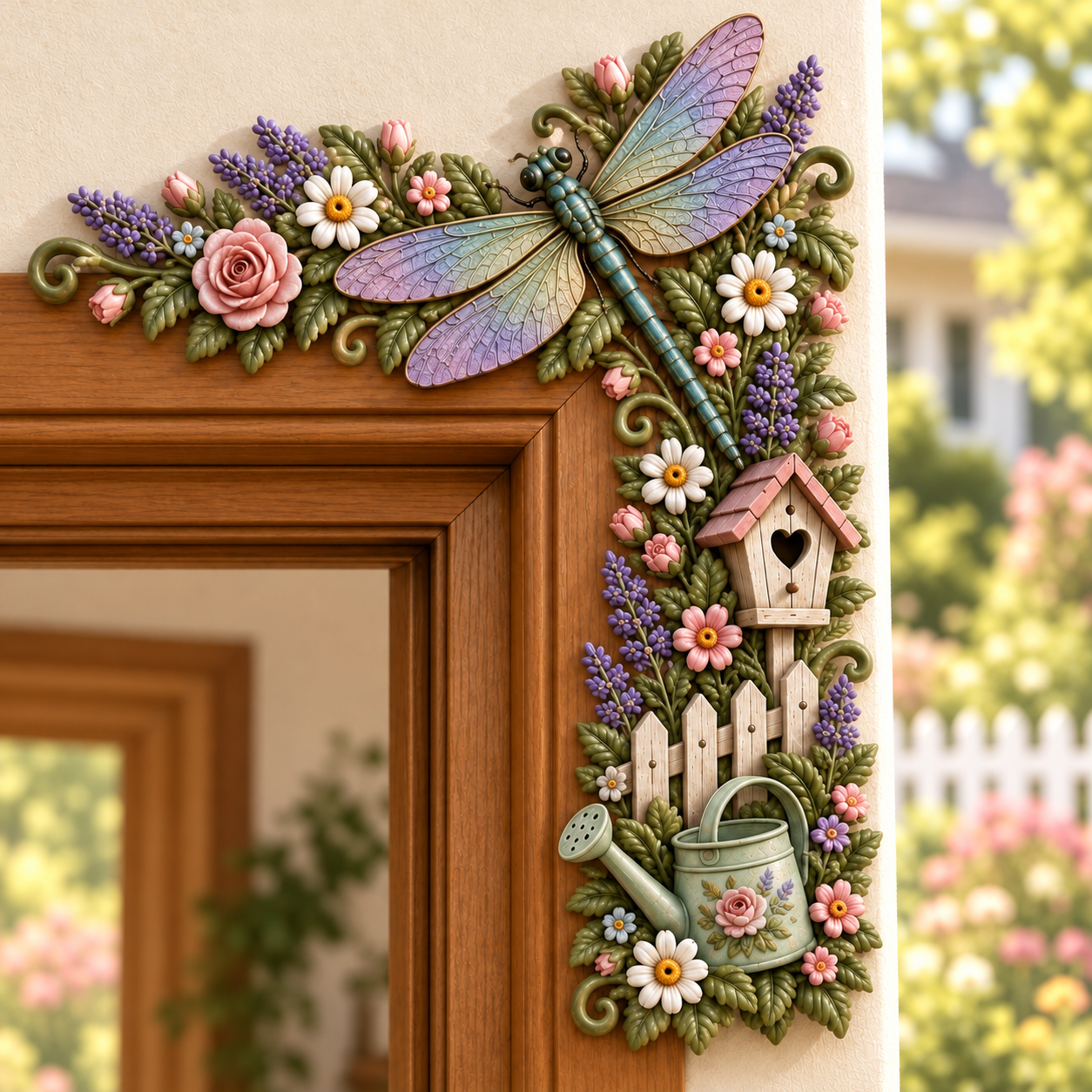 🏡 🌻 Garden Theme Door Frame Corner Decor