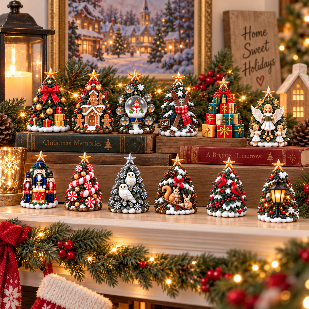 🎄24 Days of Christmas Trees — 24 Unique Mini Tree Collectibles