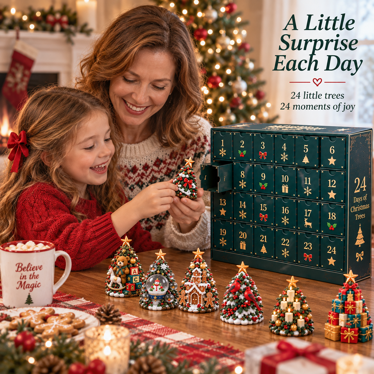 🎄24 Days of Christmas Trees — 24 Unique Mini Tree Collectibles