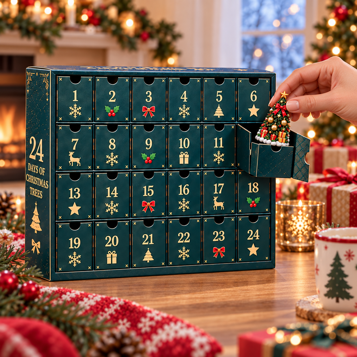 🎄24 Days of Christmas Trees — 24 Unique Mini Tree Collectibles