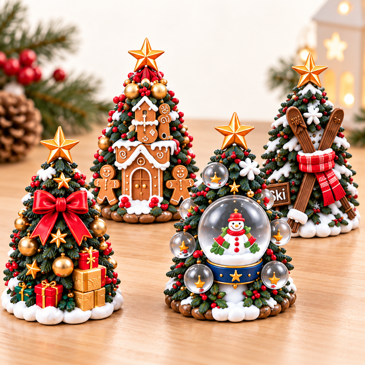 🎄24 Days of Christmas Trees — 24 Unique Mini Tree Collectibles